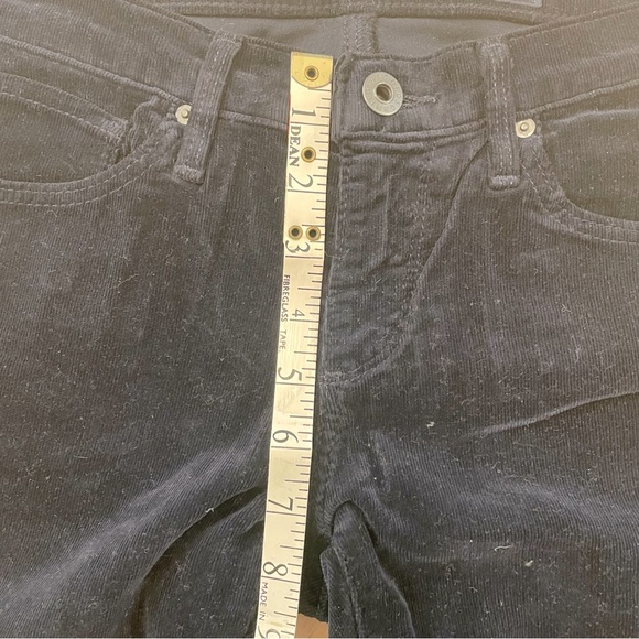 NWT AG Adriano Goldschmied the Stevie Petite Navy Cord - Picture 8 of 9